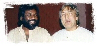 Rajan with Amjad Ali Khan