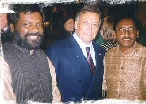 Rajan, Maestro Zubin Mehta and Joy Vincent.